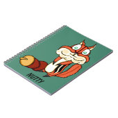 Schattige Wang met Noten Notitieboek (Linkerzijde)