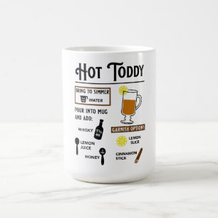 Schattige warm toddy recept koffiemok