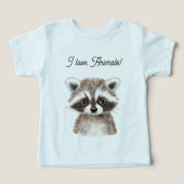 Schattige wasbeer (Design voorkant)