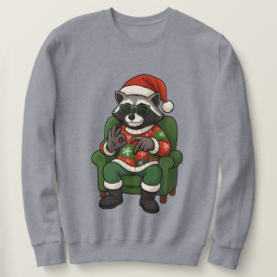 Schattige Wasbeer 67 Meme Zes Zeven 6-7 Kerstmis Trui