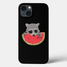 Schattige wasbeer Case-Mate iPhone case