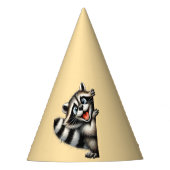 Schattige Wasbeer Christmas Peek - Schattigee Vaka Feesthoedjes (Voorkant)