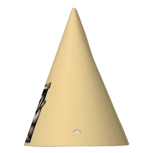 Schattige Wasbeer Christmas Peek - Schattigee Vaka Feesthoedjes (Rechts)