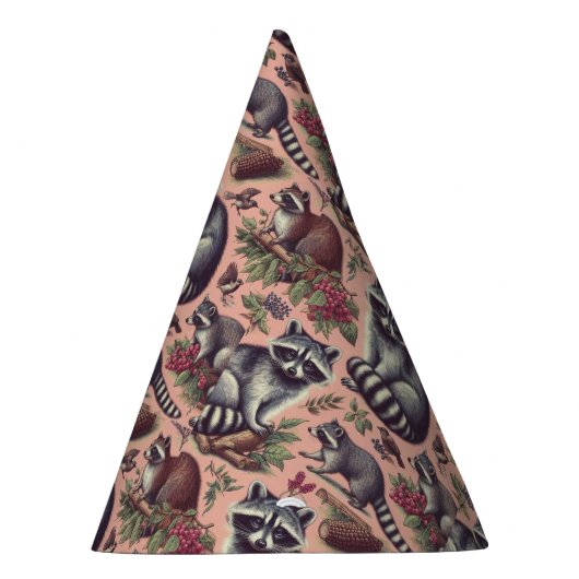  Schattige wasbeer Feesthoedjes (Rechts)