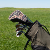  Schattige wasbeer Golfheadcover (Insitu)