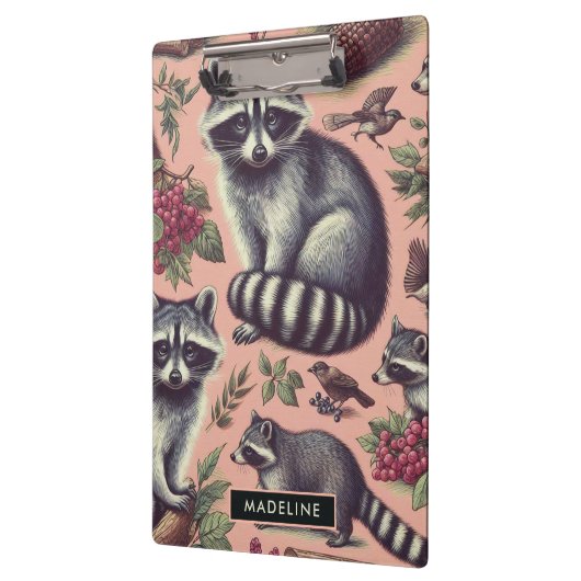  Schattige wasbeer Klembord (Links)