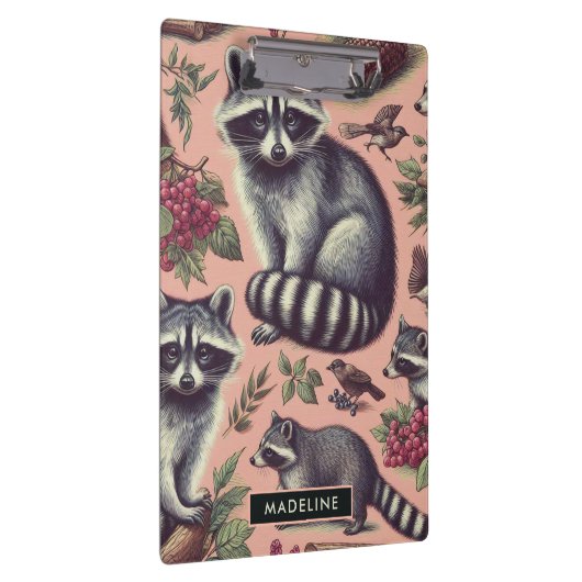  Schattige wasbeer Klembord (Rechts)