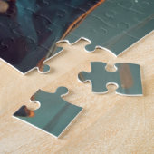 Schattige wasbeer met een toverdrank legpuzzel (Zijkant)