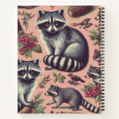 Schattige wasbeer Notitieboek (Achterkant)