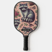  Schattige wasbeer Pickleball Paddle (Achterkant)