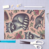 Schattige wasbeer Tissuepapier (Craft)