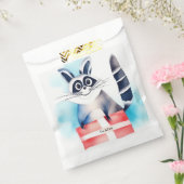 Schattige wasbeer verjaardagscadeau bedankzakje (Gezegeld)