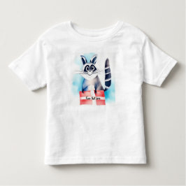 Schattige wasbeer verjaardagscadeau kinder shirts