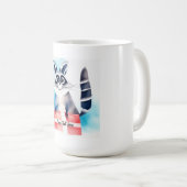 Schattige wasbeer verjaardagscadeau koffiemok (Voorkant rechts)