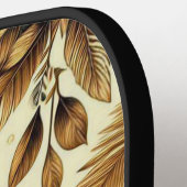 Schattige wasbeerpatroon pickleball paddle (Links Detail)