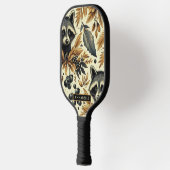 Schattige wasbeerpatroon pickleball paddle (Links)