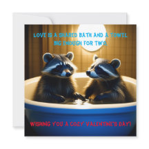 Schattige Wasberen in Badkuip Fun Valentijnsdag