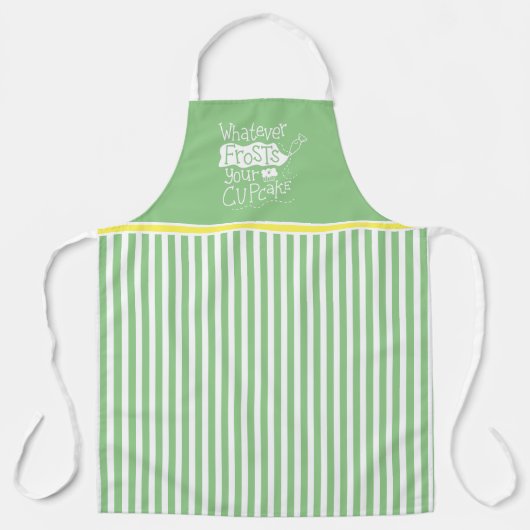 Schattige Wat Frost Uw Cupcake Bakkers Schort (Voorkant)