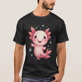 Schattige water van Kawaii Axolotl T-shirt
