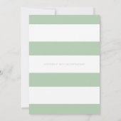 Schattige Watercolor Bosvos Baby Borrel Kaart (Achterkant)