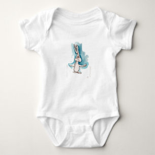 Schattige Watercolor Konijn Baby Romper