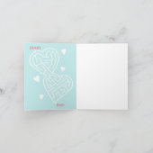 Schattige watermeloen Iemand Liefs op Valentijnsda Kaart (Binnen)