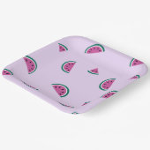 Schattige watermeloen plakpatroon Papier Bord (Gebogen)