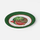 Schattige watermeloenfestival papieren bordje (Gekanteld)