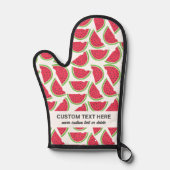 Schattige watermeloenpatroon Voeg je aangepaste te Ovenwant (Voorkant)