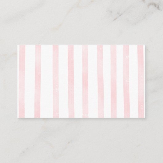 Schattige Watermelon Baby shower Luier Raffle Tick Informatiekaartje (Achterkant)