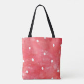 Schattige waterverf aardbei tote bag (Achterkant)