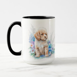 SCHATTIGE WATERVERF APRICOT FRANSE POODLE PUPPY MOK