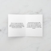 Schattige waterverf aquarel paashaas bloemen echtg feestdagen kaart (Binnen)