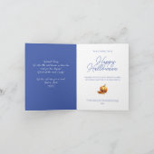 Schattige waterverf babydraak halloween voor kinde kaart (Binnen)