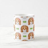 Schattige Waterverf Beagle Hond Koffiemok (Center)