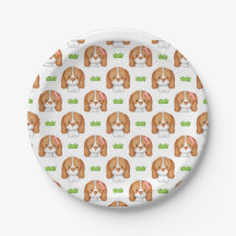 Schattige Waterverf Beagle Hond