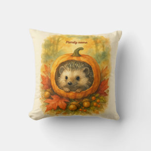 Schattige Waterverf Bos Oogst Bewaker Herfst Kussen
