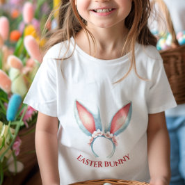 Schattige & Waterverf Bunny Ears Kinderen T-shirt