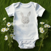Schattige Waterverf Bunny Romper