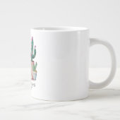 Schattige waterverf cactussen succulenten in potte grote koffiekop (Rechts)