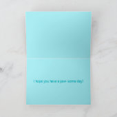 Schattige Waterverf Corgi Birthday Kaart (Binnen)