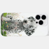 SCHATTIGE WATERVERF DALMATIAN PUPPY DOG Case-Mate iPhone CASE (Achterkant (horizontaal))