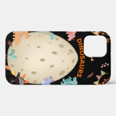 Schattige Waterverf-dinosaurussen met grote dineei Case-Mate iPhone Case (Achterkant (horizontaal))