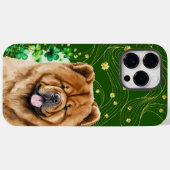 SCHATTIGE WATERVERF FLUFFY CHOW CHOW DOG FACE Case-Mate iPhone CASE (Achterkant (horizontaal))