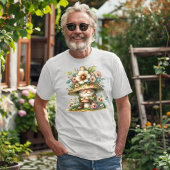 Schattige Waterverf Garden Gnome T-shirt