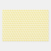 Schattige Waterverf geel sprinkle donuts patroon Inpakpapier Vel (Voorkant)