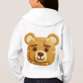 Schattige Waterverf Gemberpanda Gezichtskunst (Achterkant)
