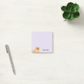 Schattige waterverf gouden retriever trendy op maa post-it® notes (Kantoor)