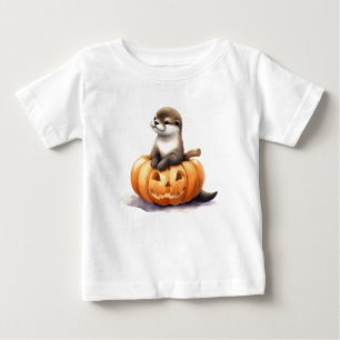 Schattige Waterverf Halloween Otter