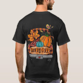 Schattige waterverf herfst kabouter met gestapelde t-shirt (Achterkant)